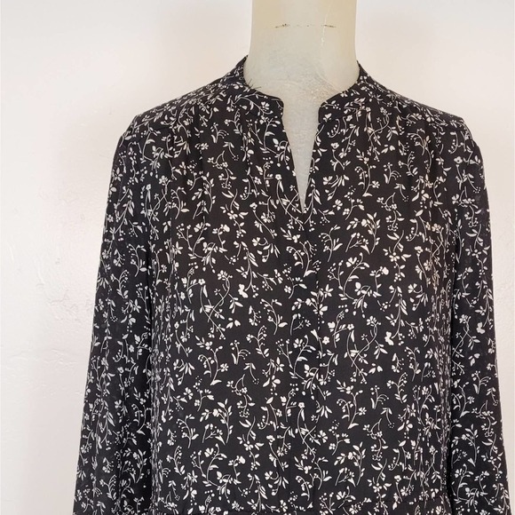 Joie black and white floral dress size XS - Picture 6 of 8